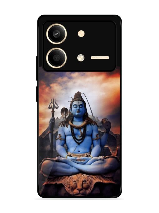 Jai Jai Shiv Glossy Metal Phone Cover for Poco X6 Neo (5G)