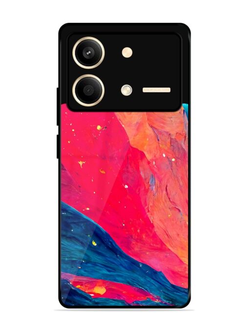 Starry Night Glossy Metal Phone Cover for Poco X6 Neo (5G)