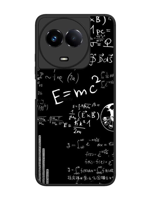 E=Mc2 Mass?Energy Equivalence Glossy Metal Phone Cover for Realme 11 (5G)