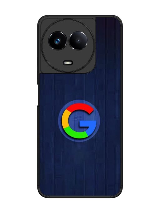 Google Logo Printed Glossy Metal TPU Phone Cover for Realme 11 (5G)