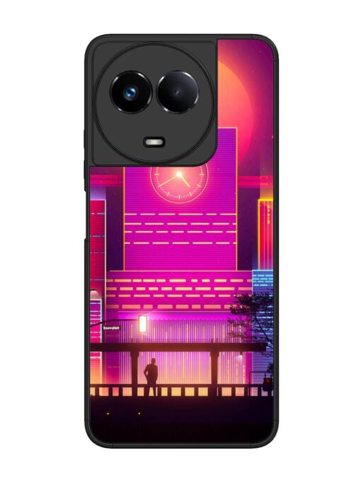 Clock Tower Glossy Metal TPU Phone Cover for Realme 11 (5G)