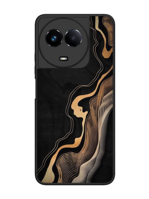 Abstract Art Glossy Metal TPU Phone Cover for Realme 11 (5G) Zapvi