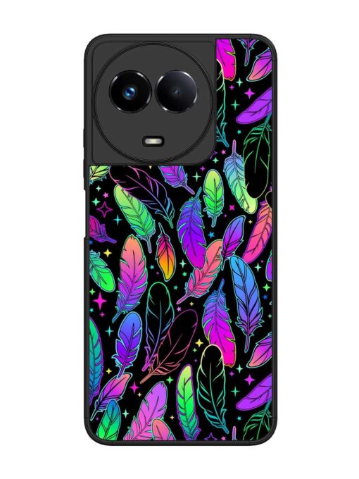 Bright Multi Colored Seamless Glossy Metal Phone Cover for Realme 11 (5G)