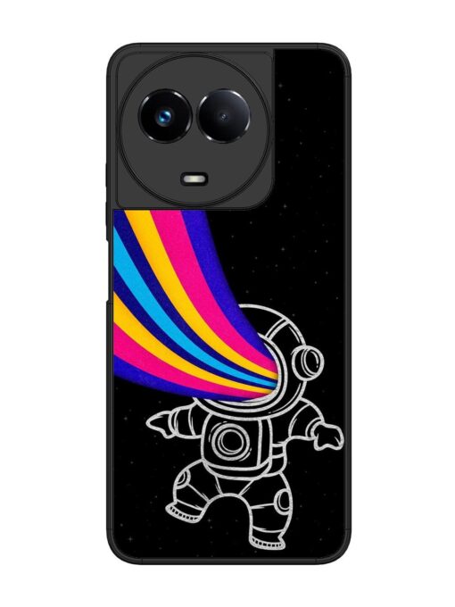 Astronaut Glossy Metal TPU Phone Cover for Realme 11 (5G) Zapvi