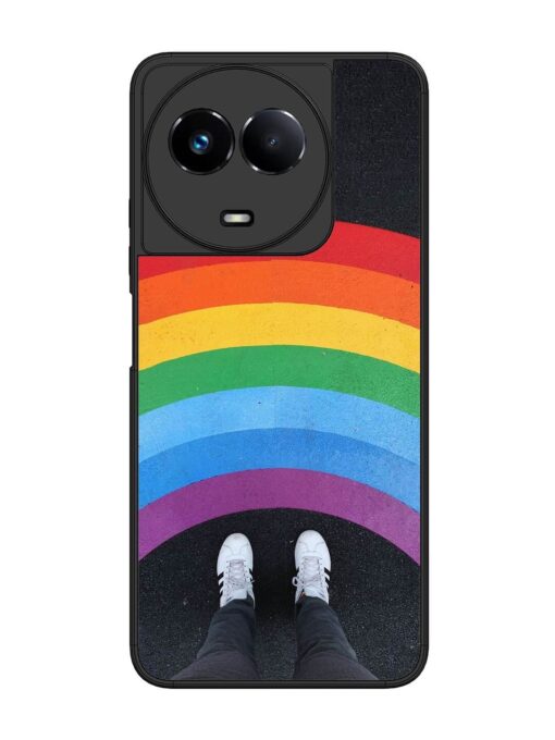 Legs Rainbow Glossy Metal TPU Phone Cover for Realme 11 (5G)