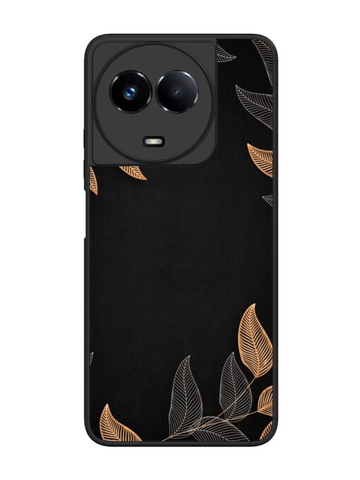 Foliage Art Glossy Metal Phone Cover for Realme 11 (5G) Zapvi