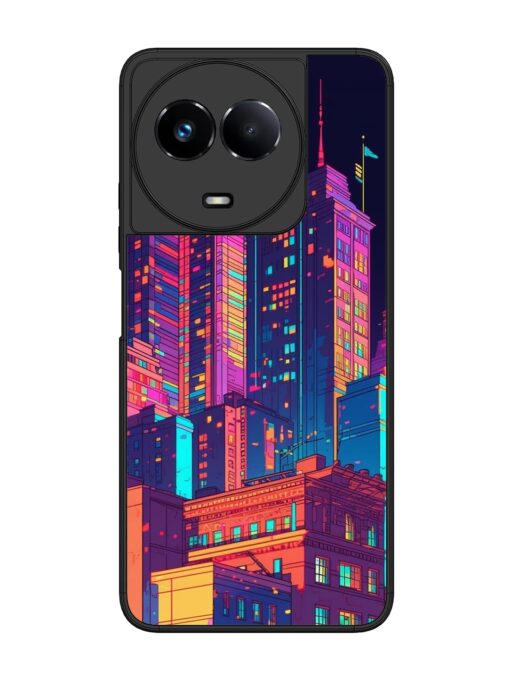 City View Glossy Metal Phone Cover for Realme 11 (5G)