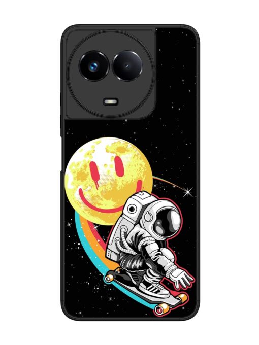 Astronaut Art Glossy Metal Phone Cover for Realme 11 (5G) Zapvi