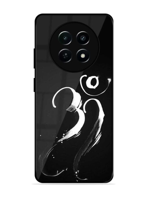 Om Logo Glossy Metal Phone Cover for Realme 12 (5G)