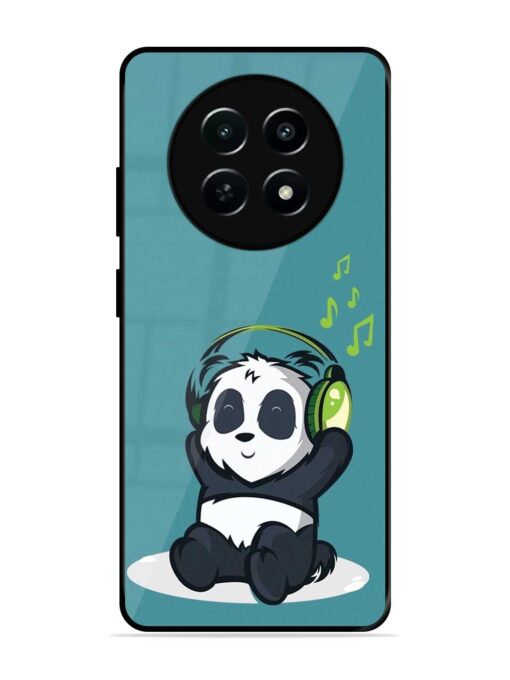 Music Panda Glossy Metal Phone Cover for Realme 12 (5G) Zapvi