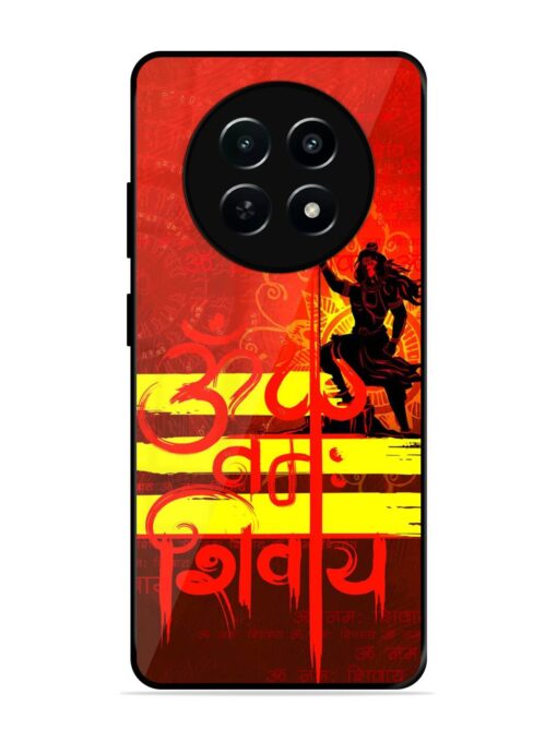 Illustration Lord Shiva Glossy Metal TPU Phone Cover for Realme 12 (5G) Zapvi