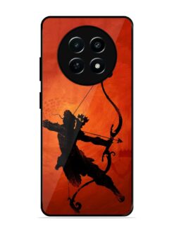 Illustration Lord Rama Glossy Metal Phone Cover for Realme 12X (5G)