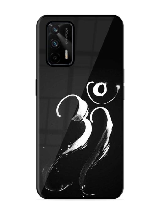 Om Logo Glossy Metal Phone Cover for Realme Gt (5G) Zapvi