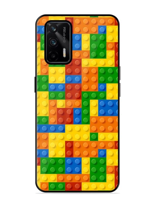 Building Blocks Glossy Metal TPU Phone Cover for Realme Gt (5G)