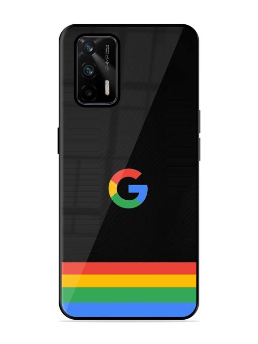 Google Logo Art Glossy Metal Phone Cover for Realme Gt (5G)