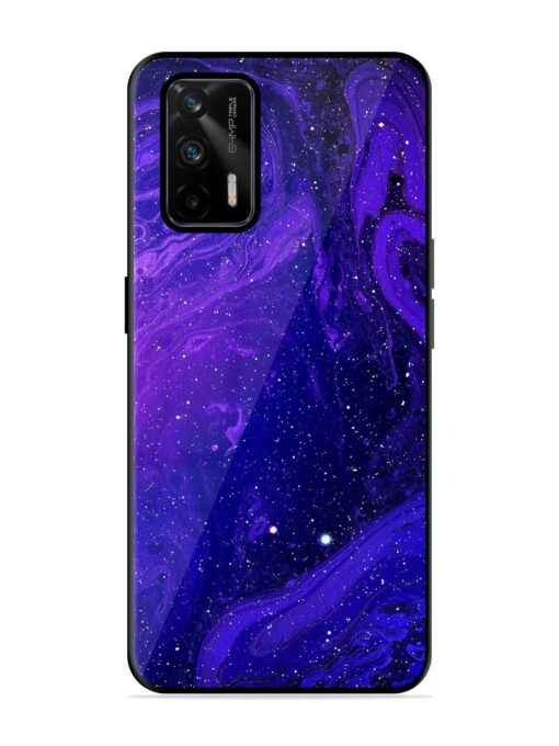 Galaxy Acrylic Abstract Art Glossy Metal Phone Cover for Realme Gt (5G) Zapvi