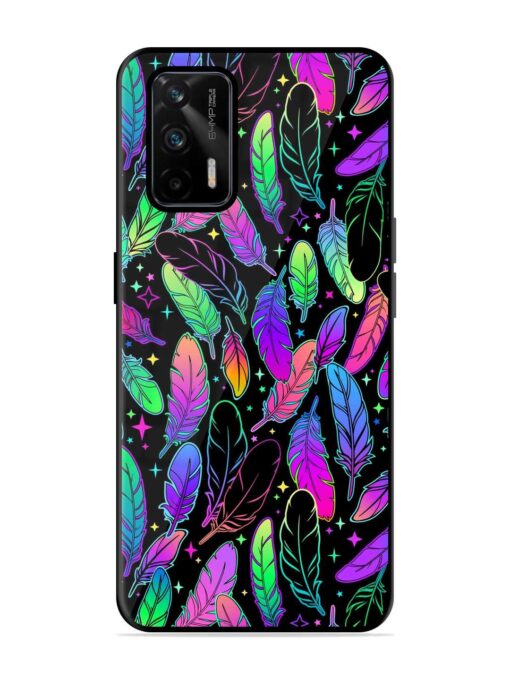 Bright Multi Colored Seamless Glossy Metal Phone Cover for Realme Gt (5G)