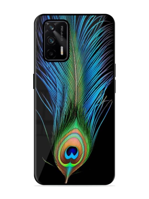 Peacock Feather Glossy Metal TPU Phone Cover for Realme Gt (5G) Zapvi