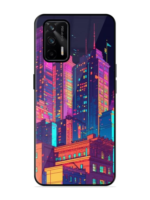 City View Glossy Metal Phone Cover for Realme Gt (5G) Zapvi