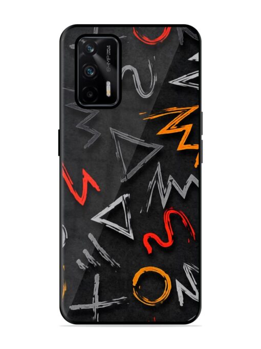 Grungy Graffiti Glossy Metal Phone Cover for Realme Gt (5G) Zapvi