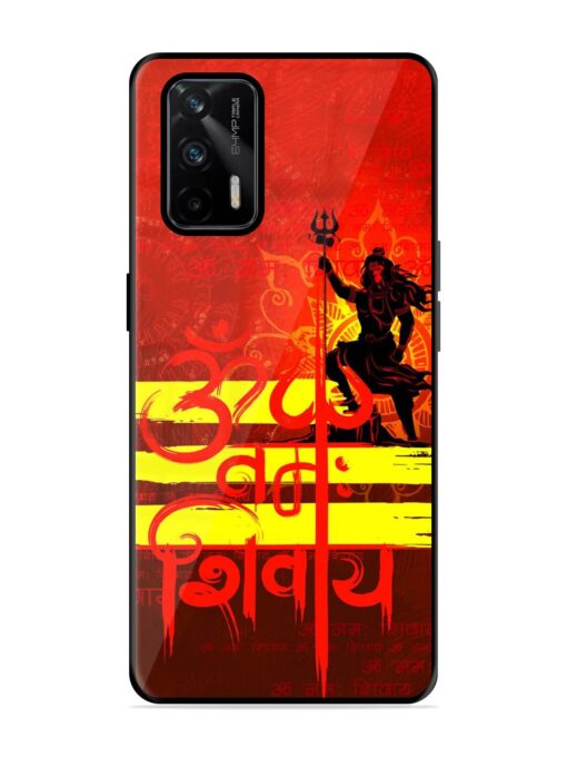 Illustration Lord Shiva Glossy Metal TPU Phone Cover for Realme X7 Max (5G)