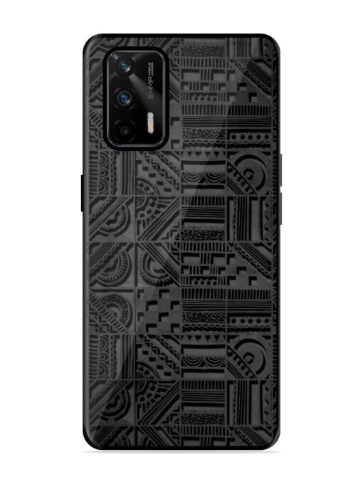 Seamless Pattern Glossy Metal Phone Cover for Realme X7 Max (5G)