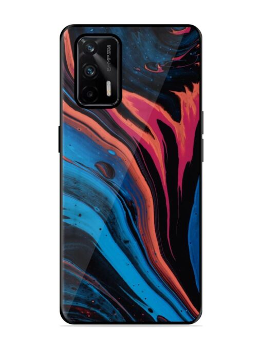 Liquefied Art Glossy Metal TPU Phone Cover for Realme X7 Max (5G)