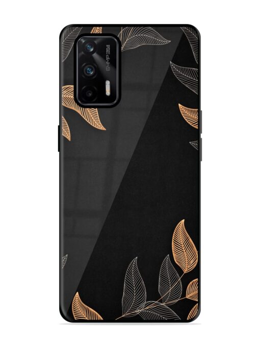 Foliage Art Glossy Metal Phone Cover for Realme X7 Max (5G)