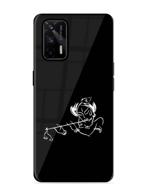 Krishna Flute Glossy Metal Phone Cover for Realme X7 Max (5G)