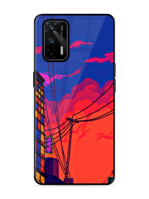 Sky At Morning Glossy Metal Phone Cover for Realme X7 Max (5G) Zapvi