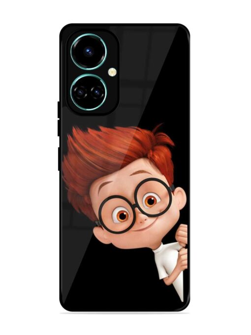 Smart Boy Cartoon Glossy Metal Phone Cover for Tecno Camon 19 Zapvi