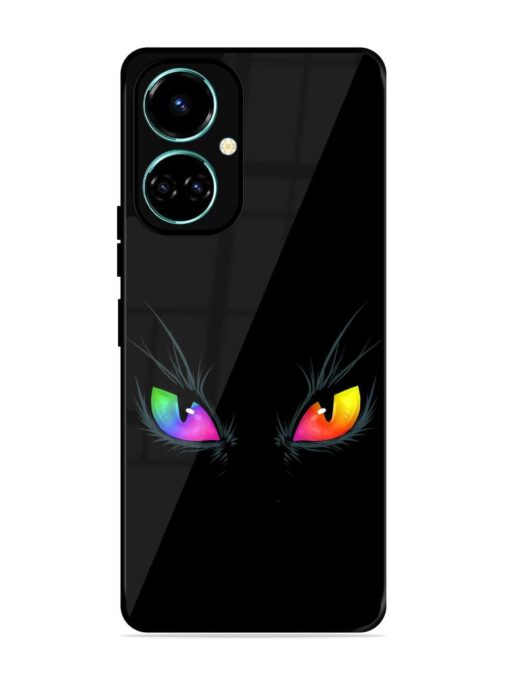 Cat Eyes Glossy Metal Phone Cover for Tecno Camon 19 Zapvi