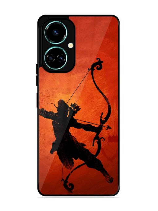 Illustration Lord Rama Glossy Metal Phone Cover for Tecno Camon 19 Zapvi