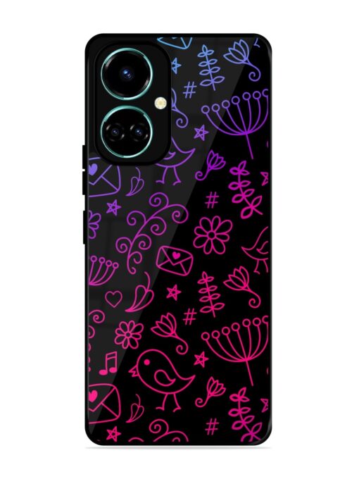 Cool Girly Glossy Metal Phone Cover for Tecno Camon 19 Zapvi