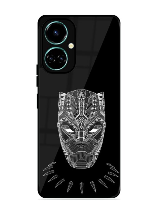 Fictional Art Glossy Metal Phone Cover for Tecno Camon 19 Zapvi