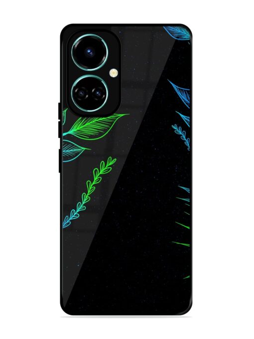 Aesthetic Neon Glossy Metal Phone Cover for Tecno Camon 19 Pro (5G) Zapvi