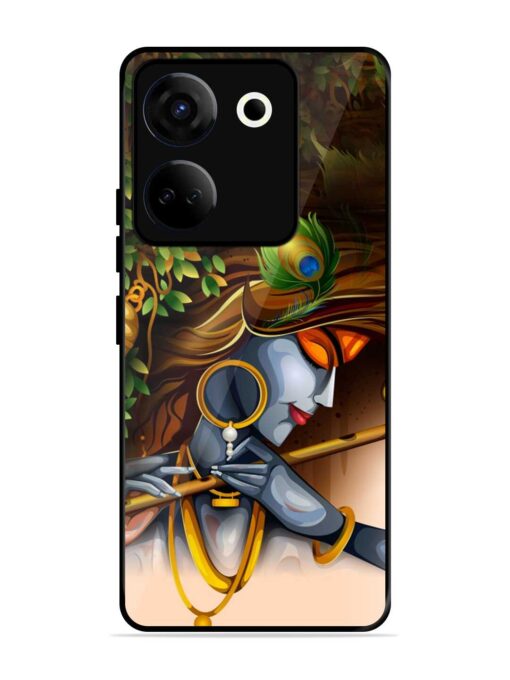 Krishna Glossy Metal Phone Cover for Tecno Camon 20 Zapvi