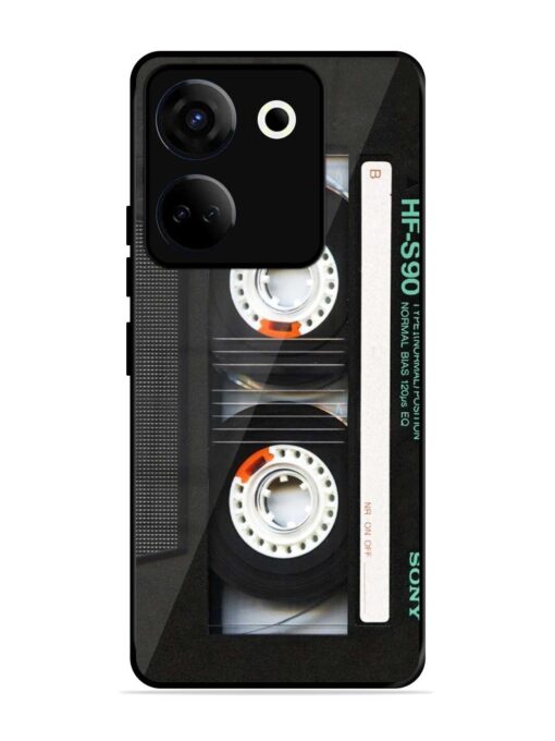 Sony Hf-S90 Cassette Glossy Metal Phone Cover for Tecno Camon 20 Zapvi