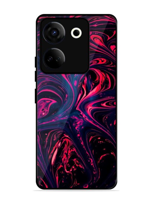 Abstract Background Glossy Metal Phone Cover for Tecno Camon 20 Zapvi