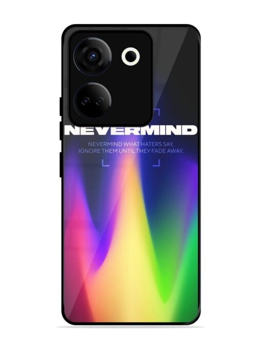 Nevermind Glossy Metal Phone Cover for Tecno Camon 20 Zapvi