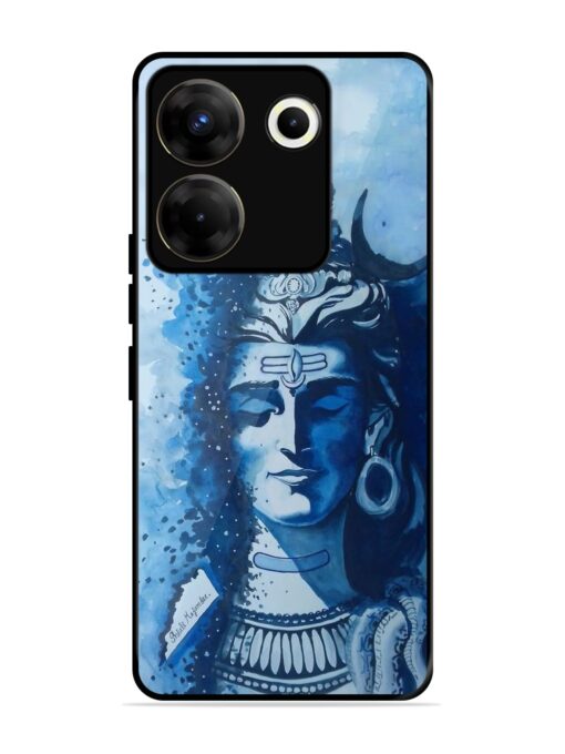 Shiv Art Glossy Metal Phone Cover for Tecno Camon 20 Pro (5G) Zapvi