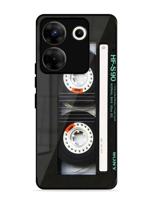 Sony Hf-S90 Cassette Glossy Metal Phone Cover for Tecno Camon 20 Pro (5G) Zapvi