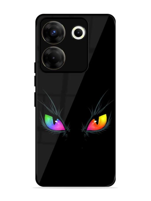 Cat Eyes Glossy Metal Phone Cover for Tecno Camon 20 Pro (5G)