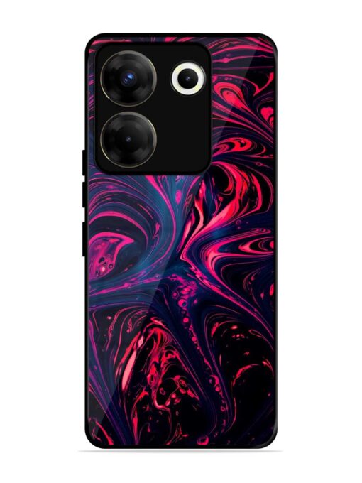 Abstract Background Glossy Metal Phone Cover for Tecno Camon 20 Pro (5G) Zapvi