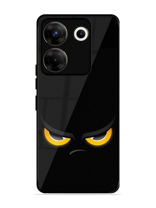 Scary Yellow Eye Glossy Metal TPU Phone Cover for Tecno Camon 20 Pro (5G) Zapvi