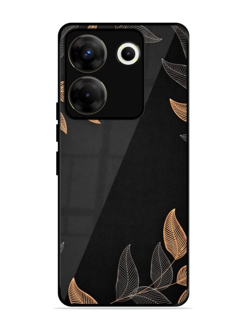 Foliage Art Glossy Metal Phone Cover for Tecno Camon 20 Pro (5G) Zapvi