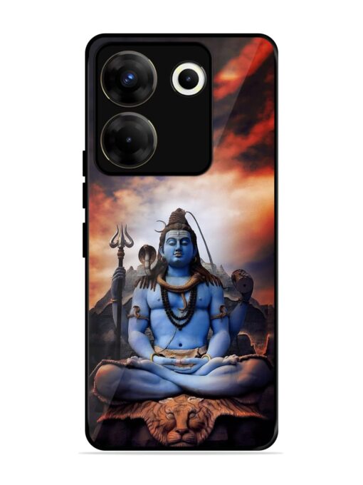 Jai Jai Shiv Glossy Metal Phone Cover for Tecno Camon 20 Pro (5G) Zapvi