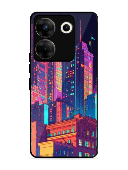 City View Glossy Metal Phone Cover for Tecno Camon 20 Pro (5G)