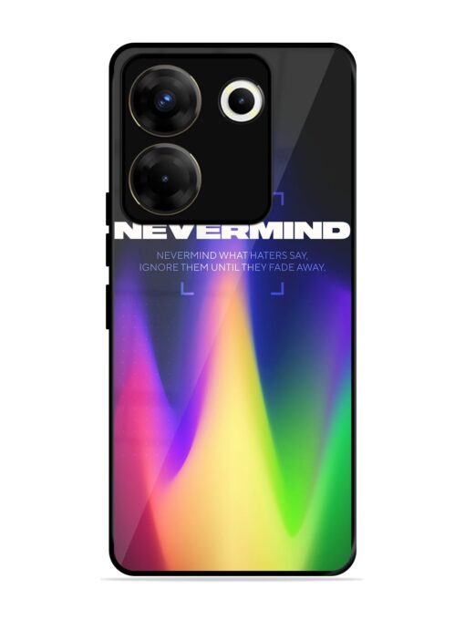 Nevermind Glossy Metal Phone Cover for Tecno Camon 20 Pro (5G) Zapvi