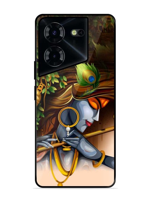 Krishna Glossy Metal Phone Cover for Tecno Pova 5 Pro (5G) Zapvi